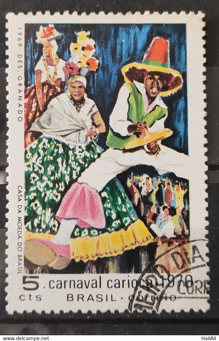 C 662 Brazil Stamp Rio Carnival Party Music 1969 Circulated 1 - Sonstige & Ohne Zuordnung