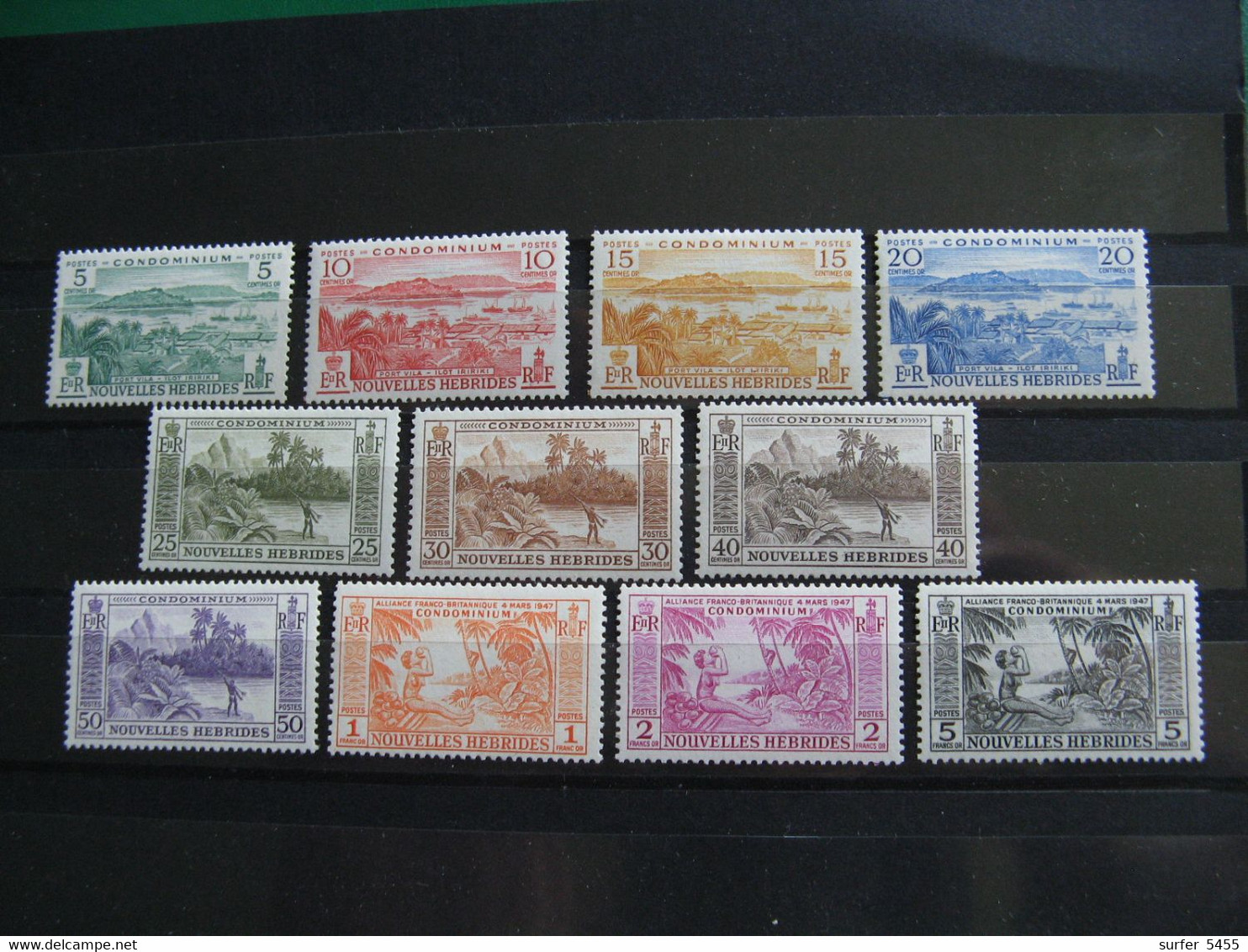 NOUVELLES HEBRIDES POSTE ORDINAIRE N° 175/185 TIMBRES NEUFS** LUXE COTE 70,00 EUROS - Unused Stamps