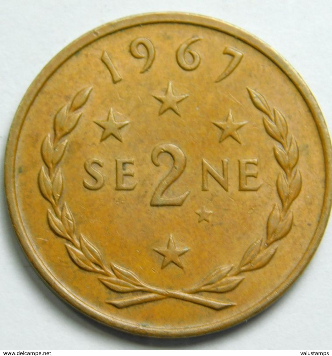 1967 Island Of Samoa  2 Sene  Uncirculated    56-552 - Samoa