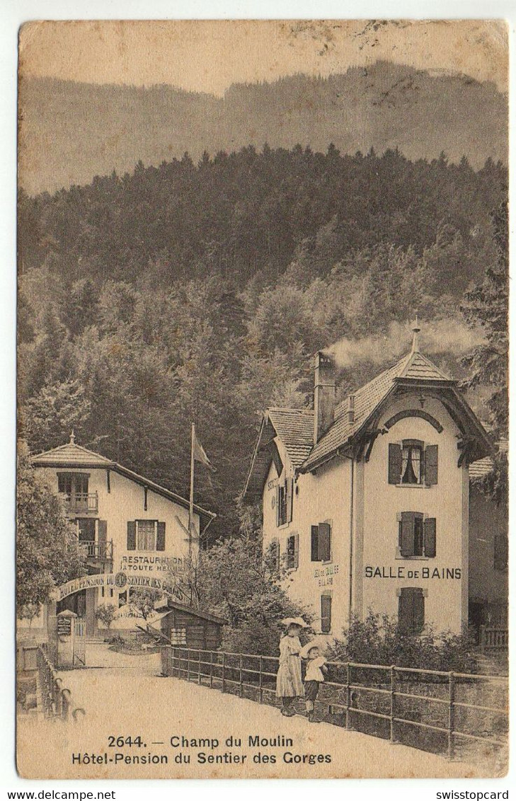 BOUDRY Hotel Sentier Gorges Salle Bains - Boudry