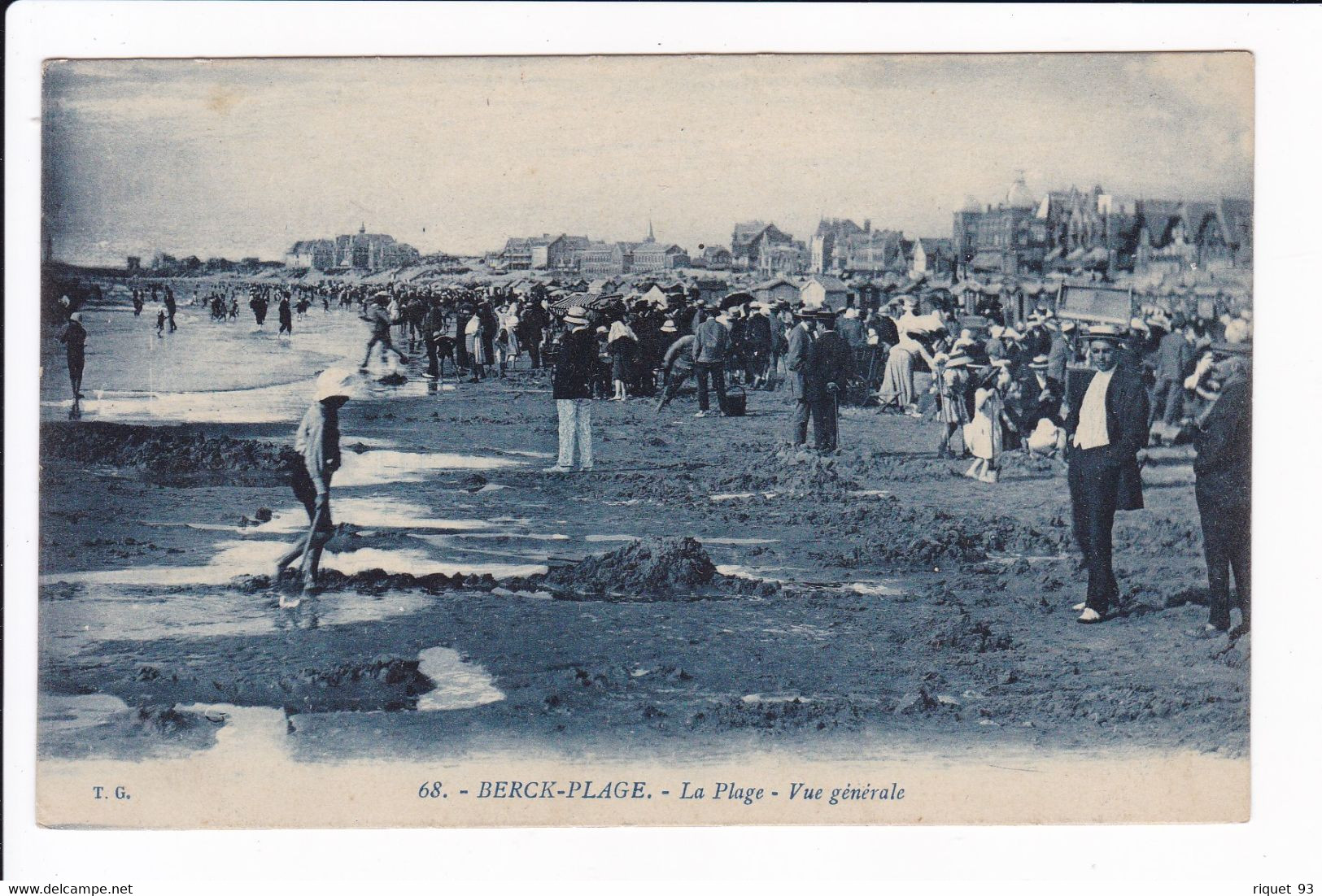 68 - BERCK-PLAGE - La Plage - Vue Générale - Berck