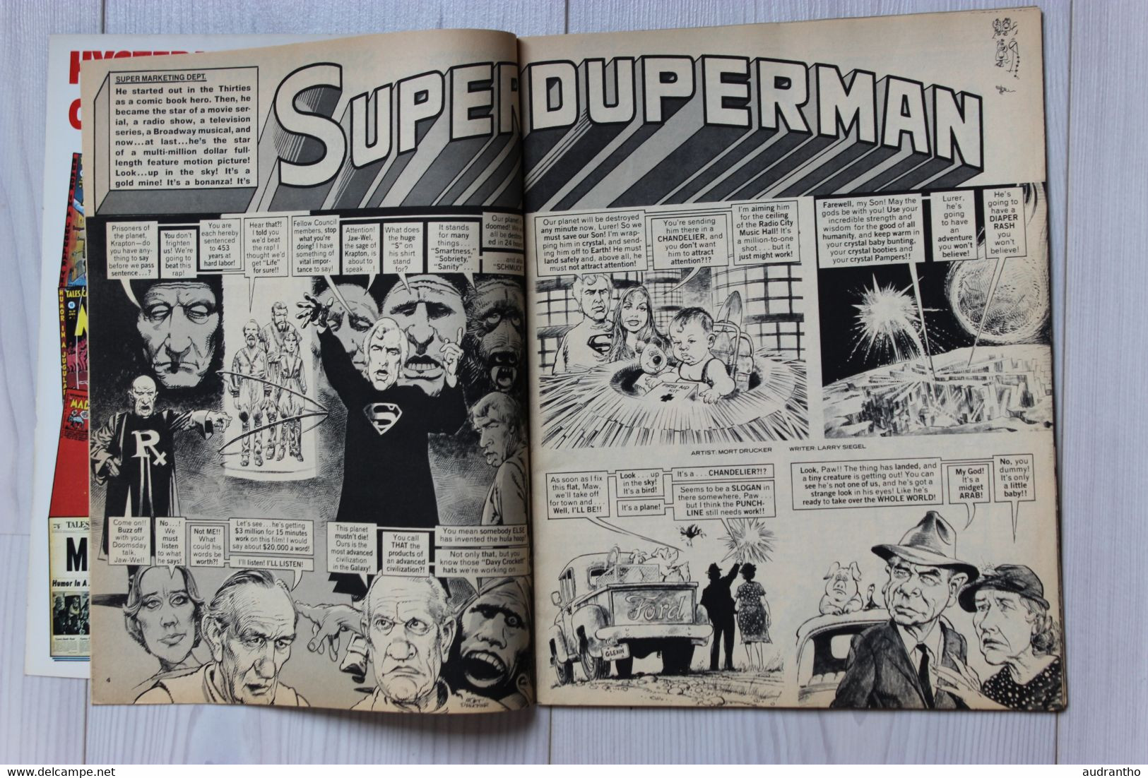 Ancien Magazine Bd MAD N°208 Juillet 1979 Superman The Men's Razor Race  En Anglais - Autres Éditeurs