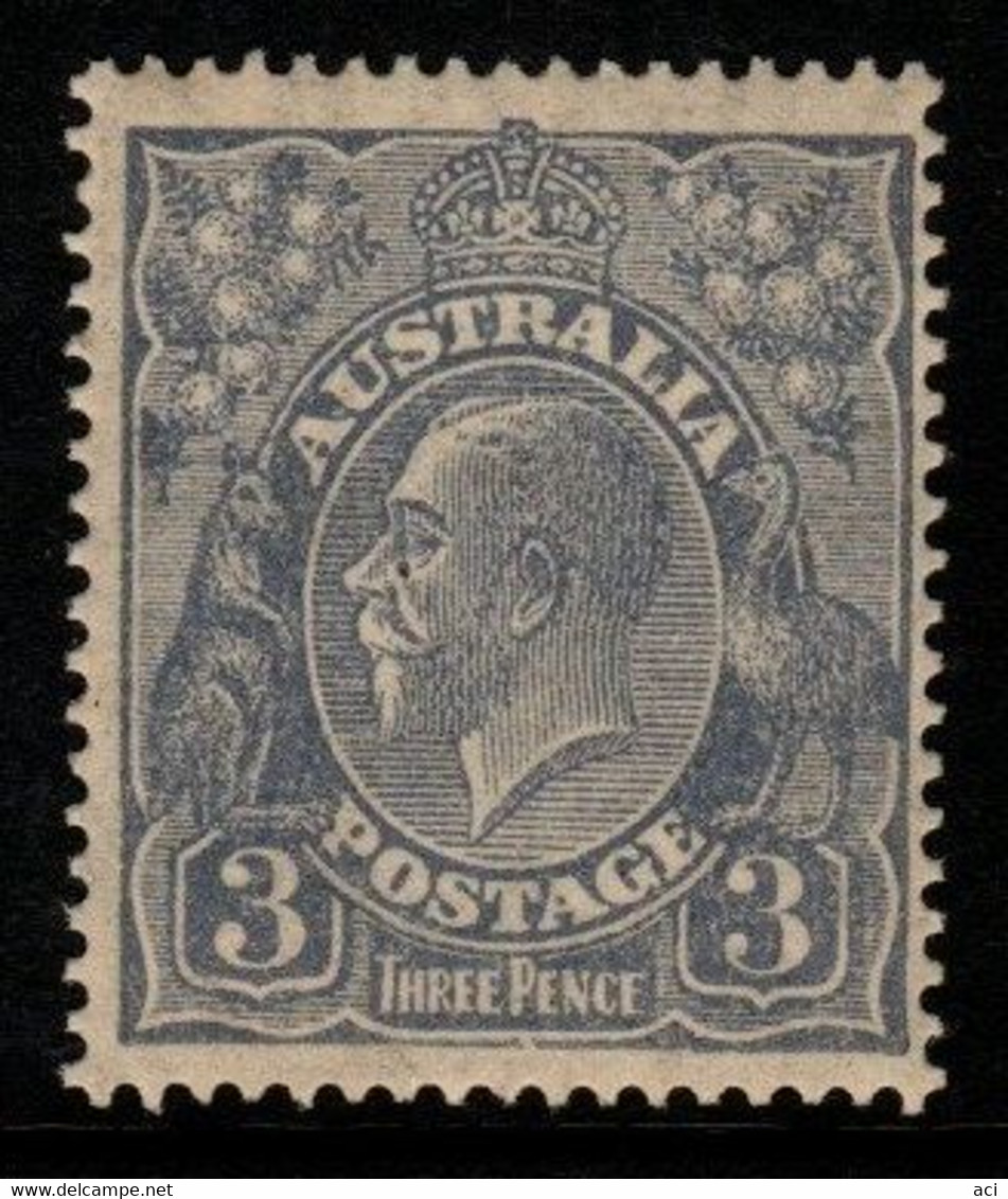 Australia SG 90  1926  King George V Heads, 3d Ultramarine ,Mint Never Hinged - Mint Stamps