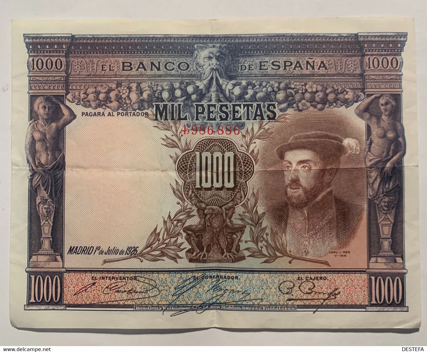 1925 ESPAÑA 1.000 Pesetas - 1000 Peseten