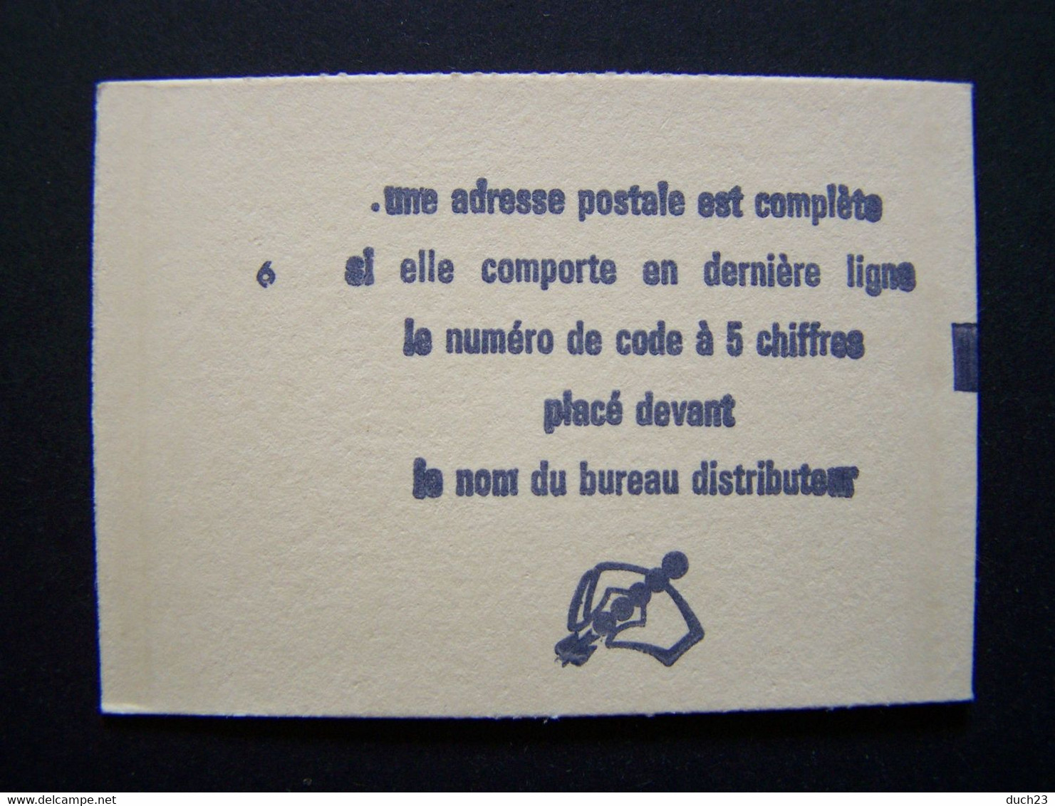 1815-C1 CONF. 6 CARNET FERME 20 TIMBRES MARIANNE DE BEQUET 0,60 VERT CODE POSTAL - Modern : 1959-…