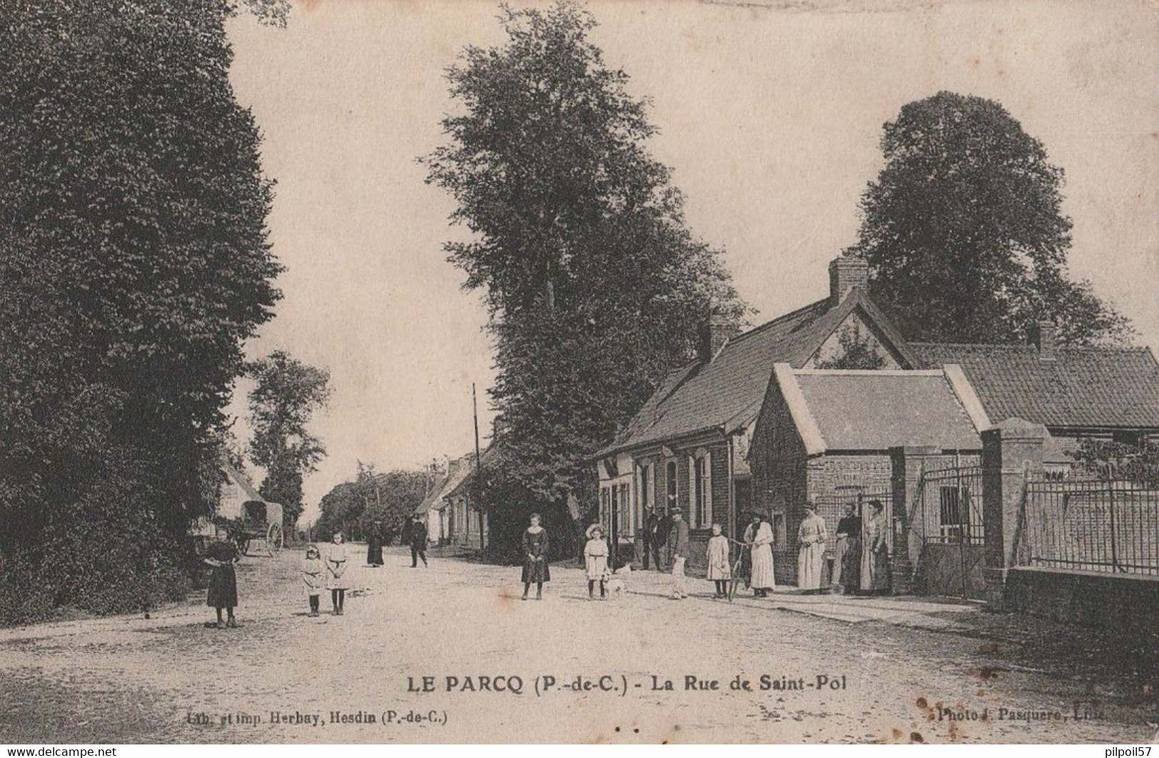 62 - LE PARCQ - La Rue De Saint-Pol - Le Parcq