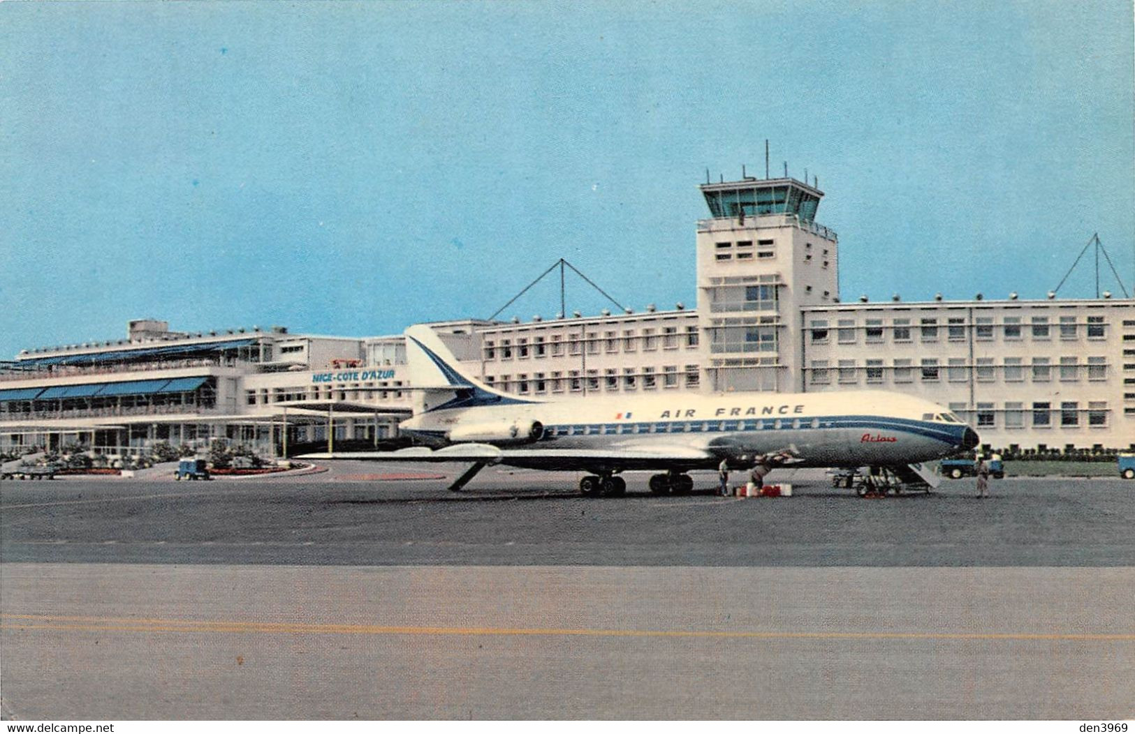 NICE - La Caravelle Et L'Aéroport - Avion Air France - Transport (air) - Airport