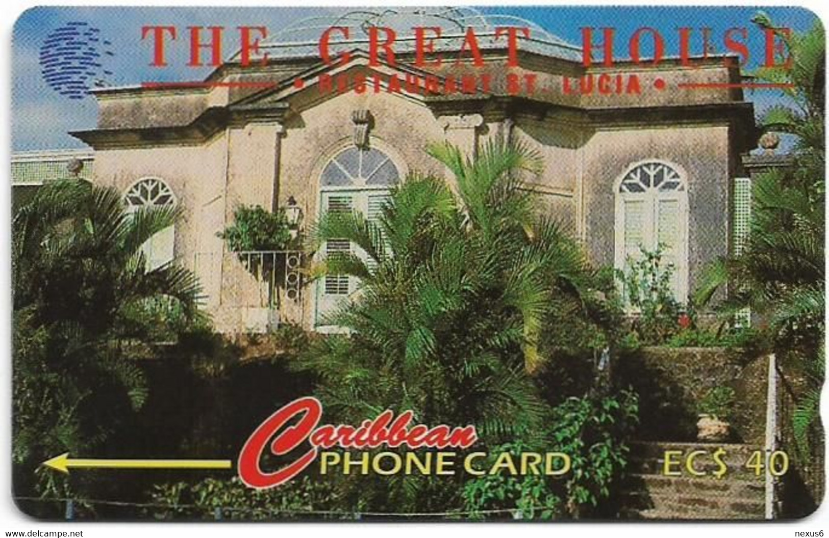 St. Lucia - The Great House - 17CSLB - 1995, 10.000ex, Used - Santa Lucia