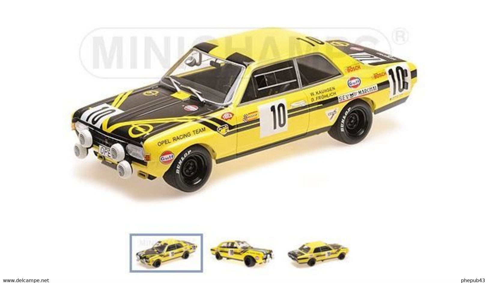 Opel Commodore A - Kauhsen/Fröhlich - 24h Spa 1970 #10 - Minichamps (1:18) - Minichamps