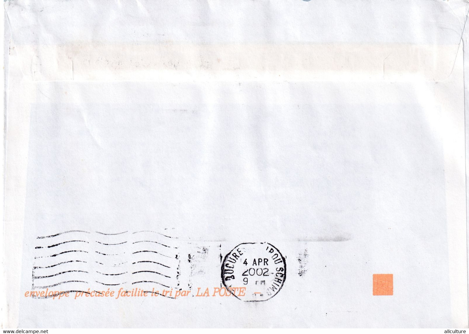 A9400 - LETTER FROM PARIS LA CHAPELLE 2002 REPUBLIK FRANCAISE USED STAMPS ON COVER SENT TO BUCHAREST ROMANIA - Briefe U. Dokumente