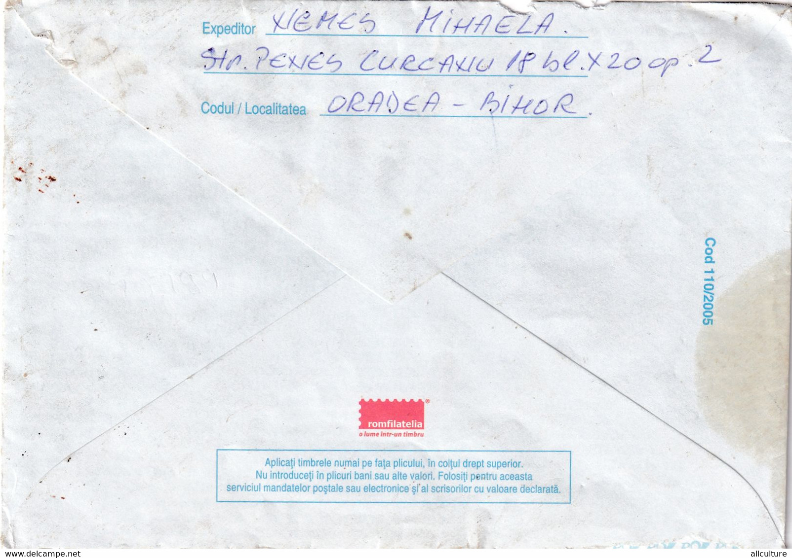 A9535- UCA MARINESCU-ROMANIAN EXPLORER AT NORTH POLE, ORADEA 2006 ROMANIA COVER STATIONERY - Poolreizigers & Beroemdheden