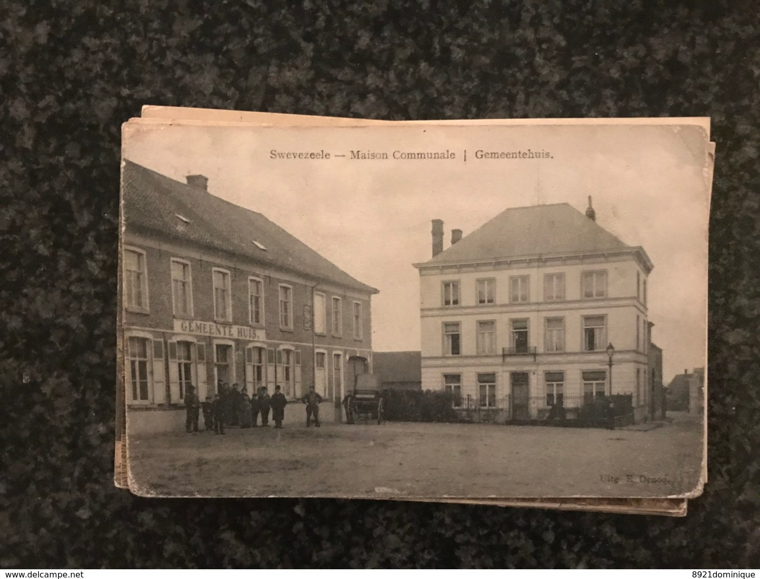 Swevezeele  Maison Communale - Gemeentehuis -  Denoo  ( Zwevezele - Wingene ) - Gelopen 1903 - Wingene