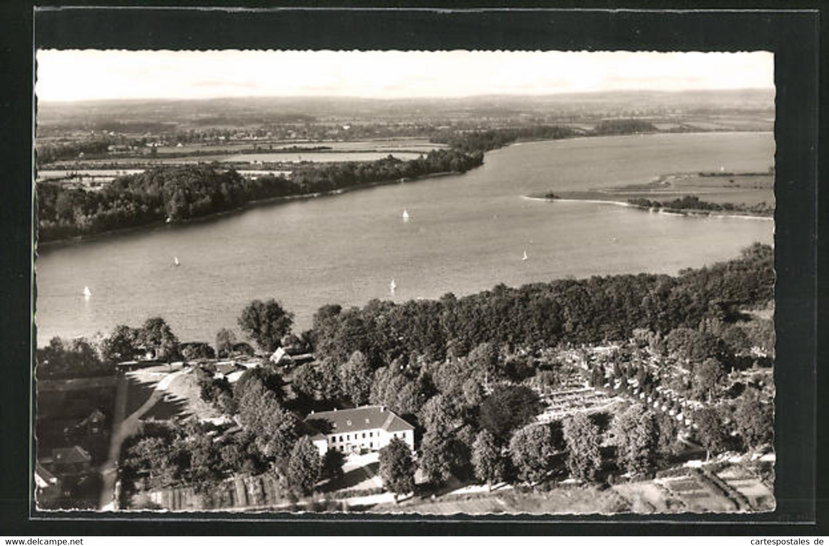 AK Bad Segeberg, Ansicht Von Ort Und See Aus Der Vogelperspektive - Bad Segeberg