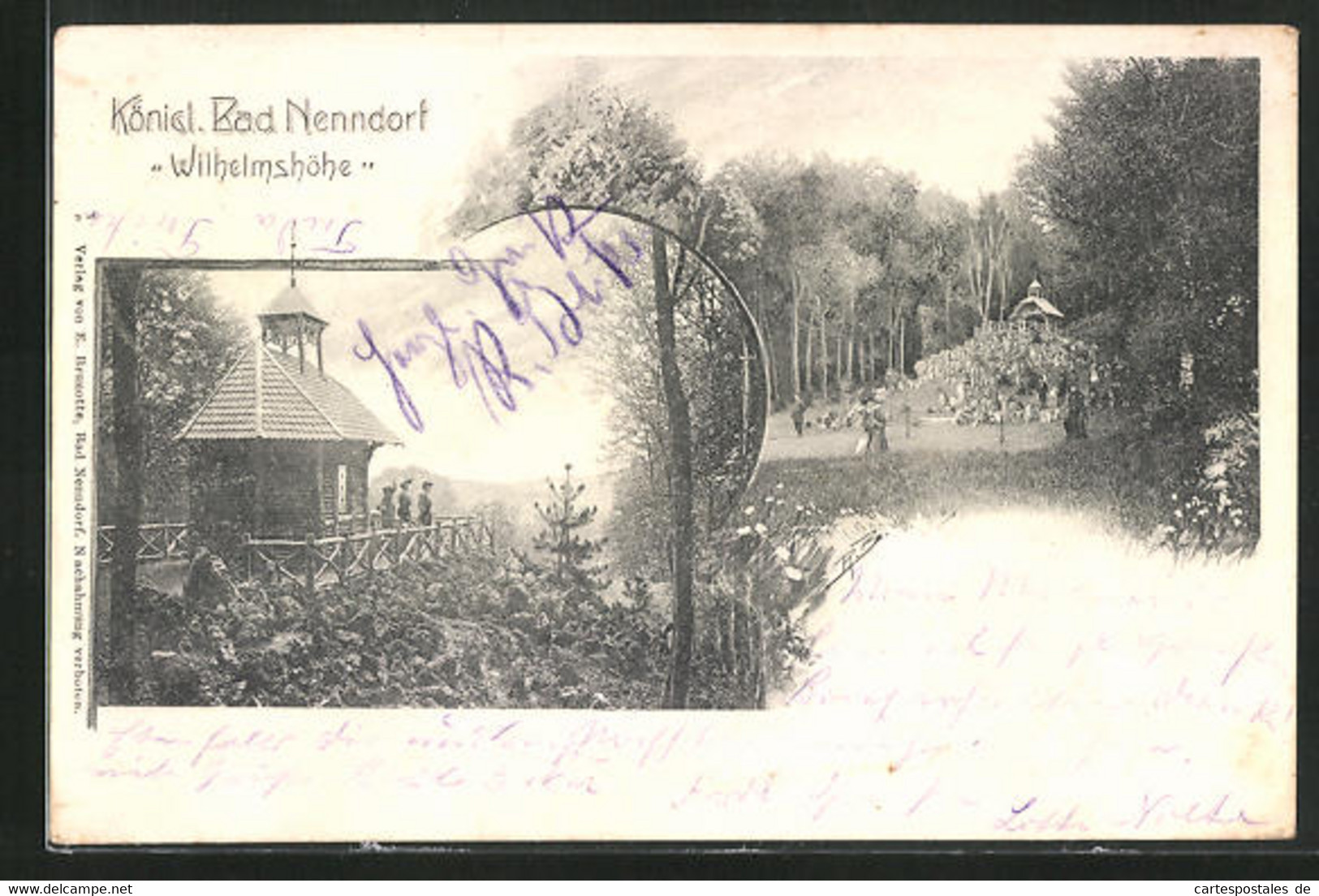 AK Bad Nenndorf, Hütte Auf Der Wilhelmshöhe - Bad Nenndorf