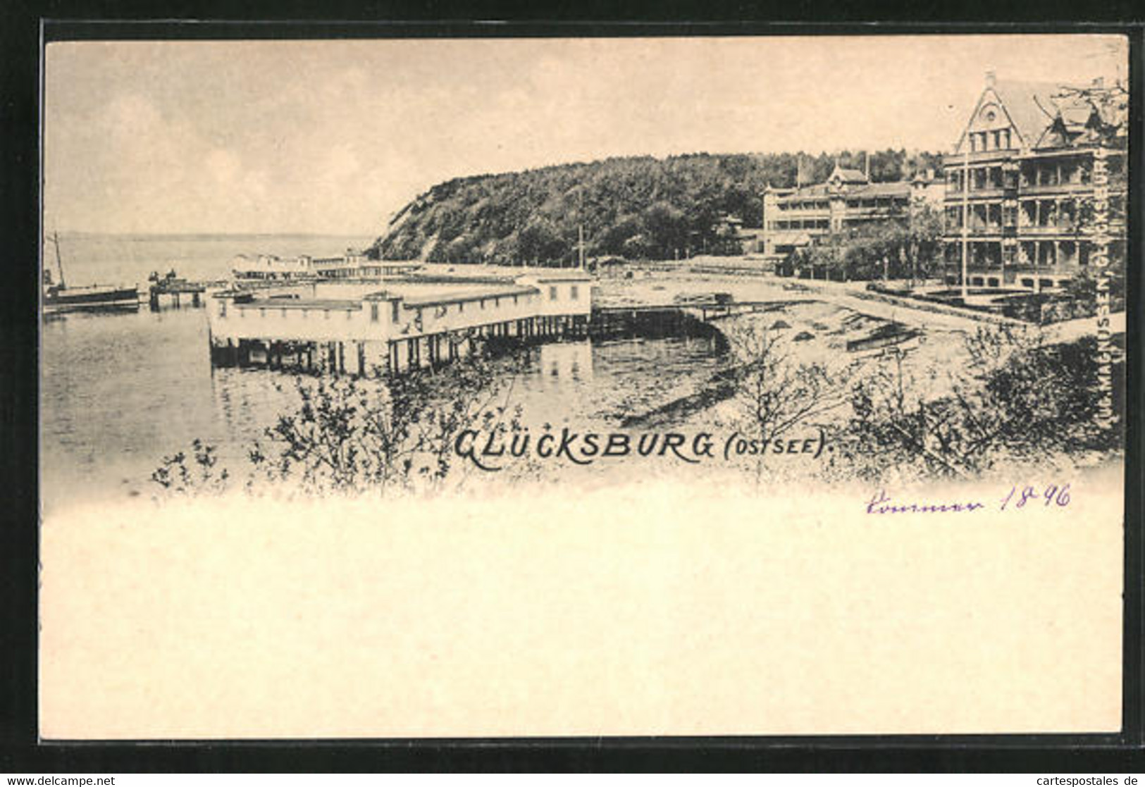 AK Glücksburg, Blick Auf Die Strandpromenade - Glücksburg