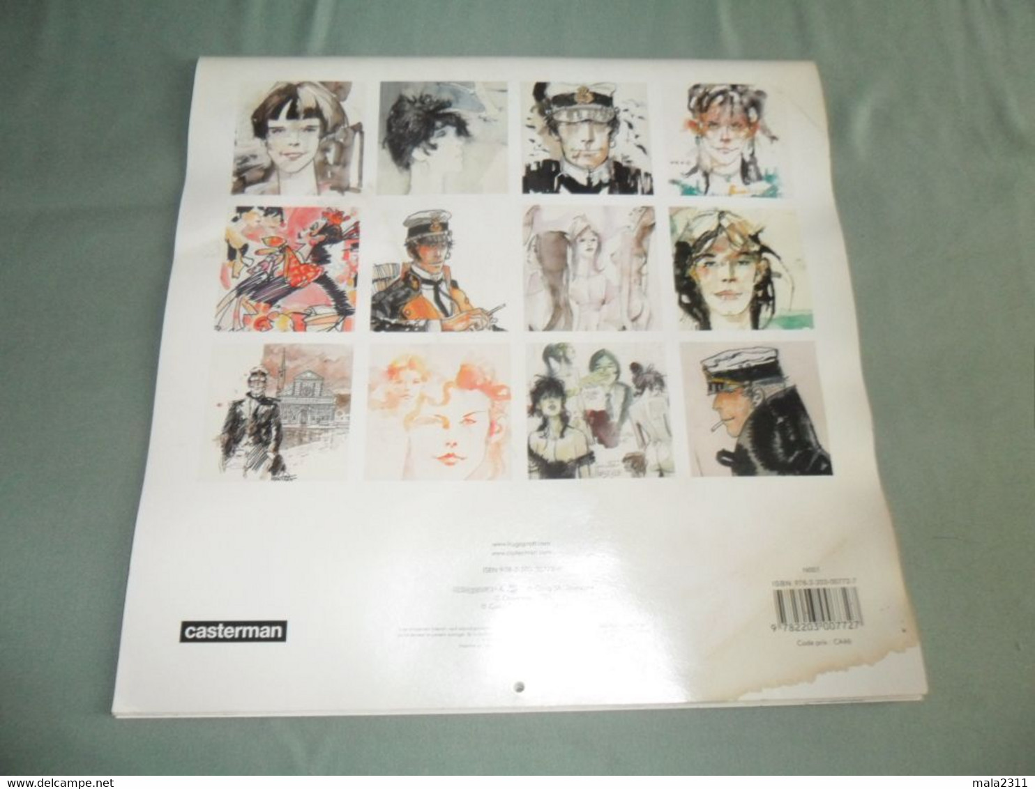 CORTO MALTESE - HUGO PRATT  /  CALENDRIER 2008 ..... / CASTERMAN - Diaries