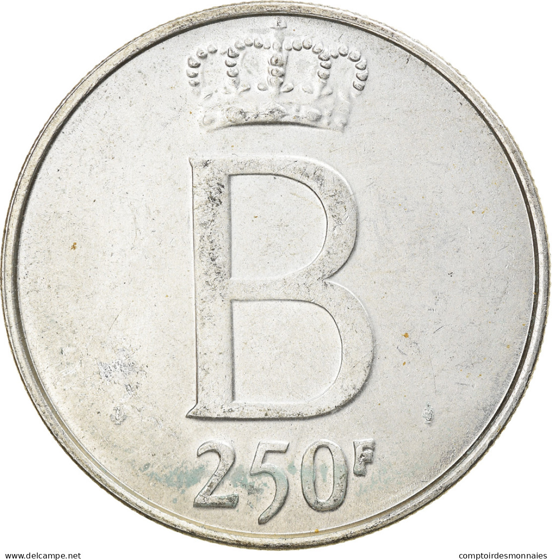 Monnaie, Belgique, 250 Francs, 250 Frank, 1976, Bruxelles, TTB, Argent, KM:158.1 - 250 Francs