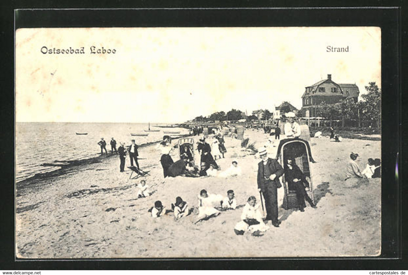 AK Laboe, Badegäste Am Strand - Laboe