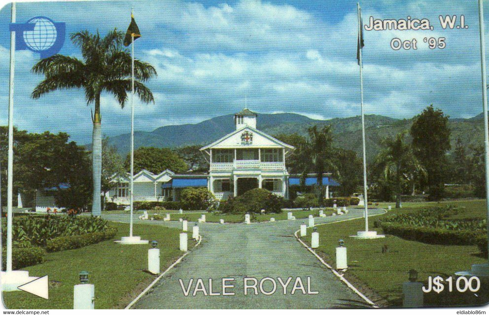 JAMAICA - GPT - CABLE & WIRELESS - VALE ROYAL - 20JAMA - Jamaica