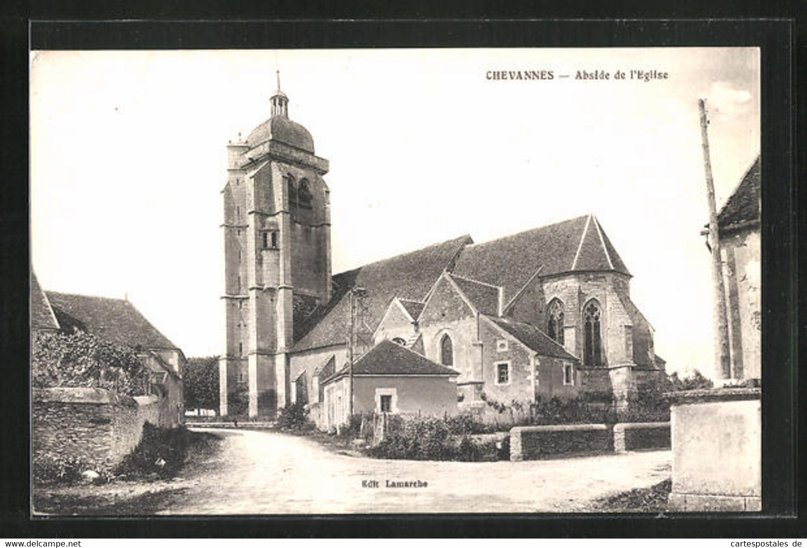 CPA Chevannes, Abside De L`Eglise - Chevannes