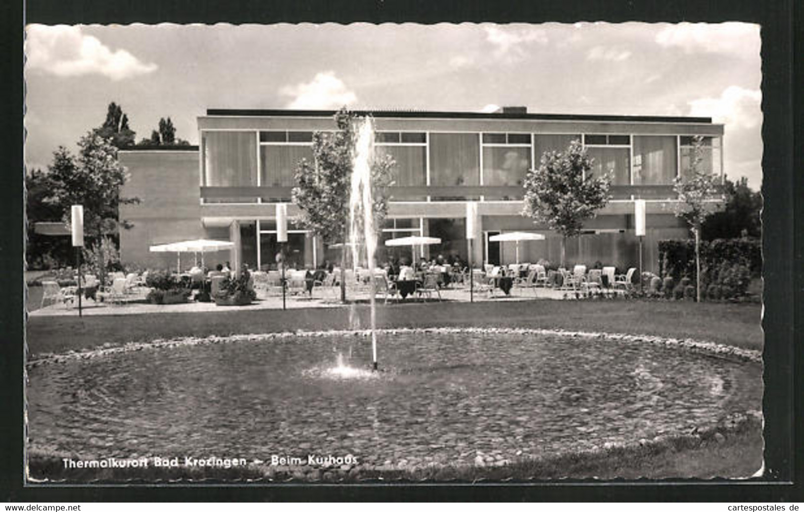 AK Bad Krozingen, Kurhaus, Springbrunnen - Bad Krozingen