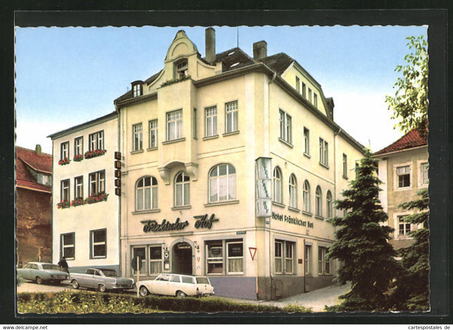 AK Kitzingen, Hotel Fränkischer Hof, Königsplatz 4 - Kitzingen