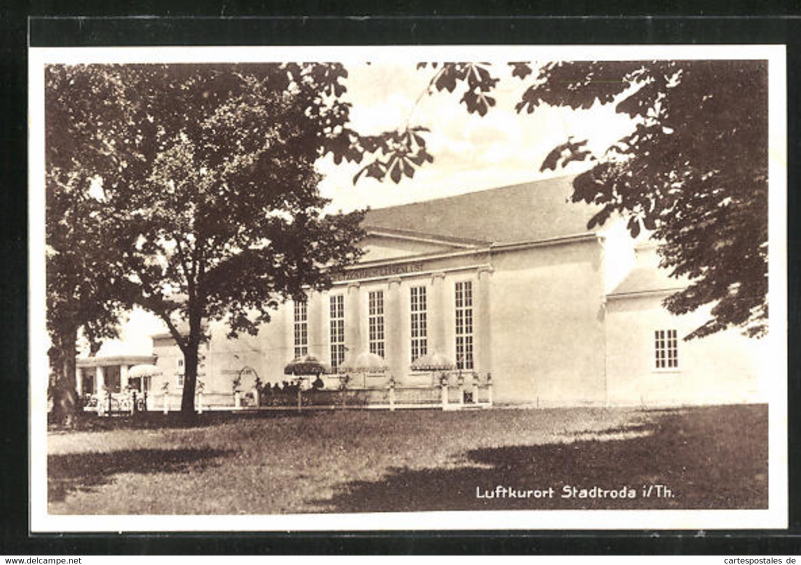 AK Stadtroda I. Th., Partie Am Hotel Schützenhaus Luisenlust - Stadtroda