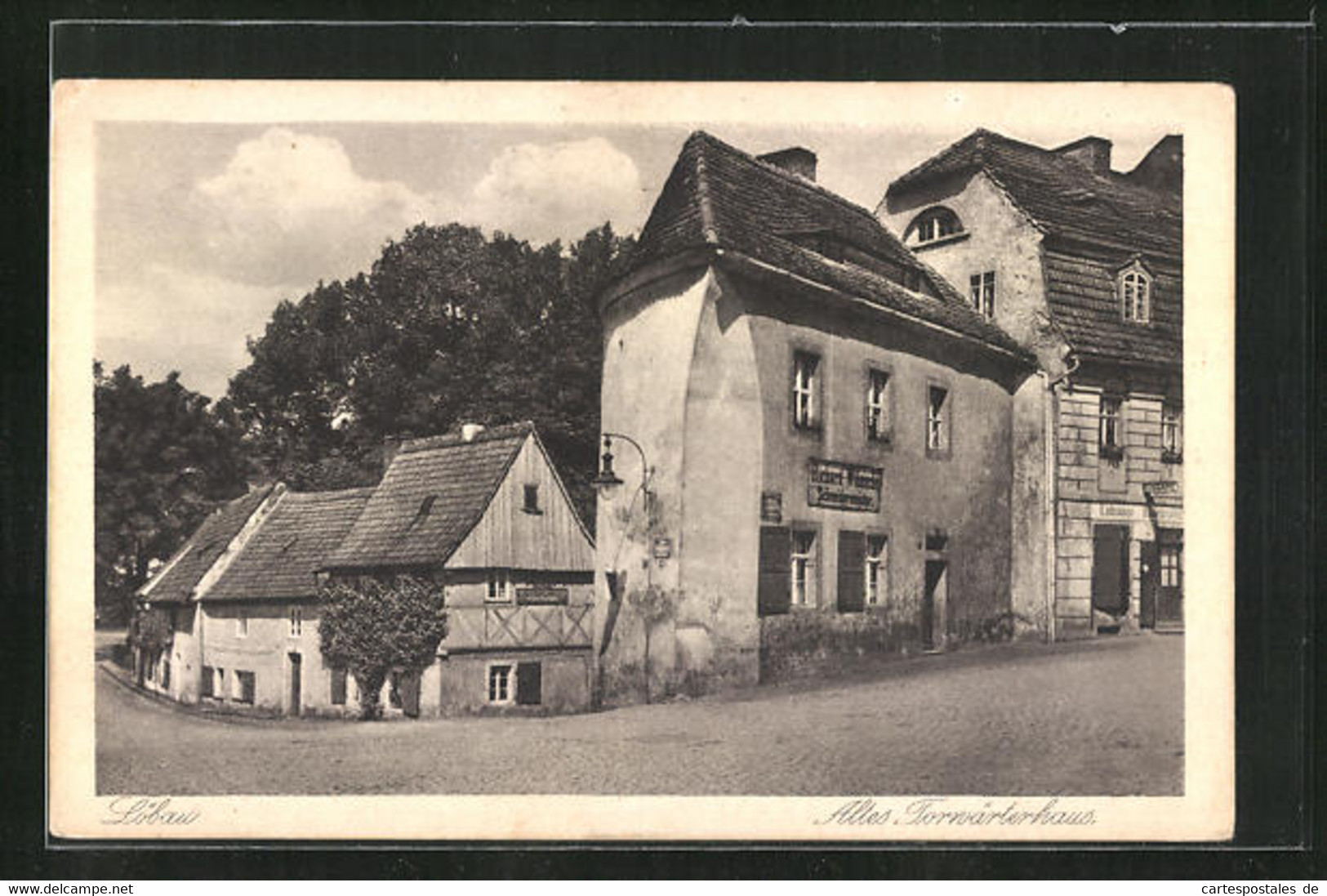 AK Löbau, Altes Torwärterhaus - Loebau