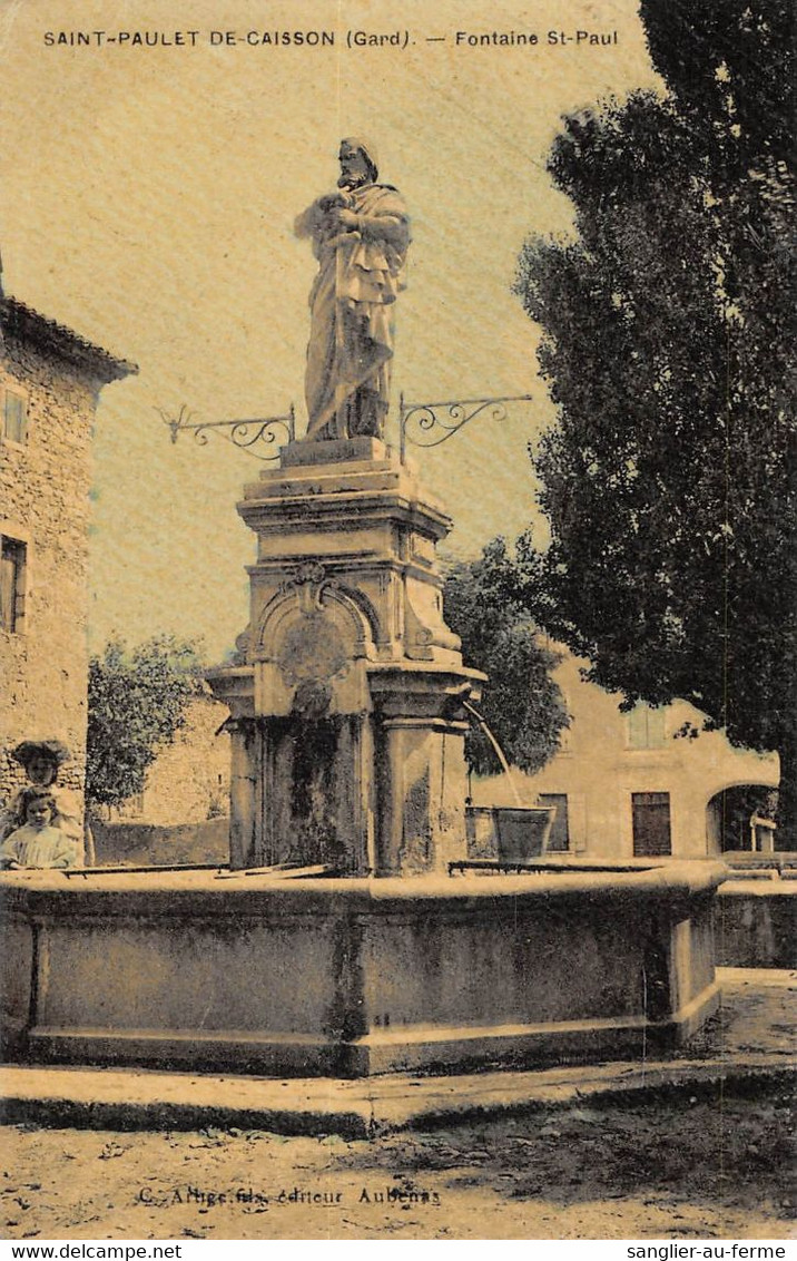 CPA 30 SAINT PAULET DE CAISSON FONTAINE ST PAUL - Sonstige & Ohne Zuordnung