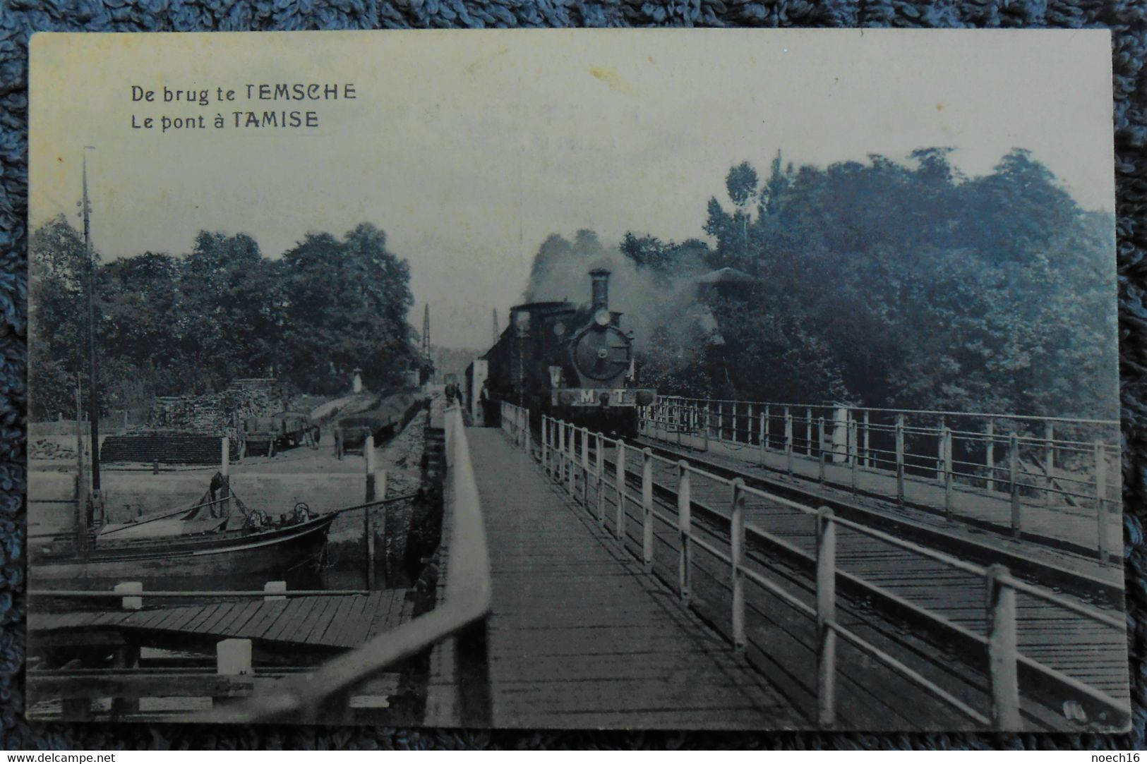 CPA De Brug Te Temsche (Temse) - Le Pont à Tamise - Temse