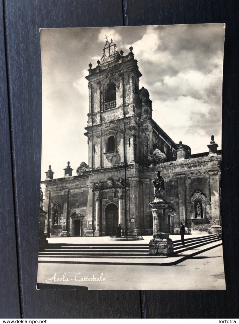 AVOLA ( CATANIA ) CATTEDRALE 1965 - Acireale