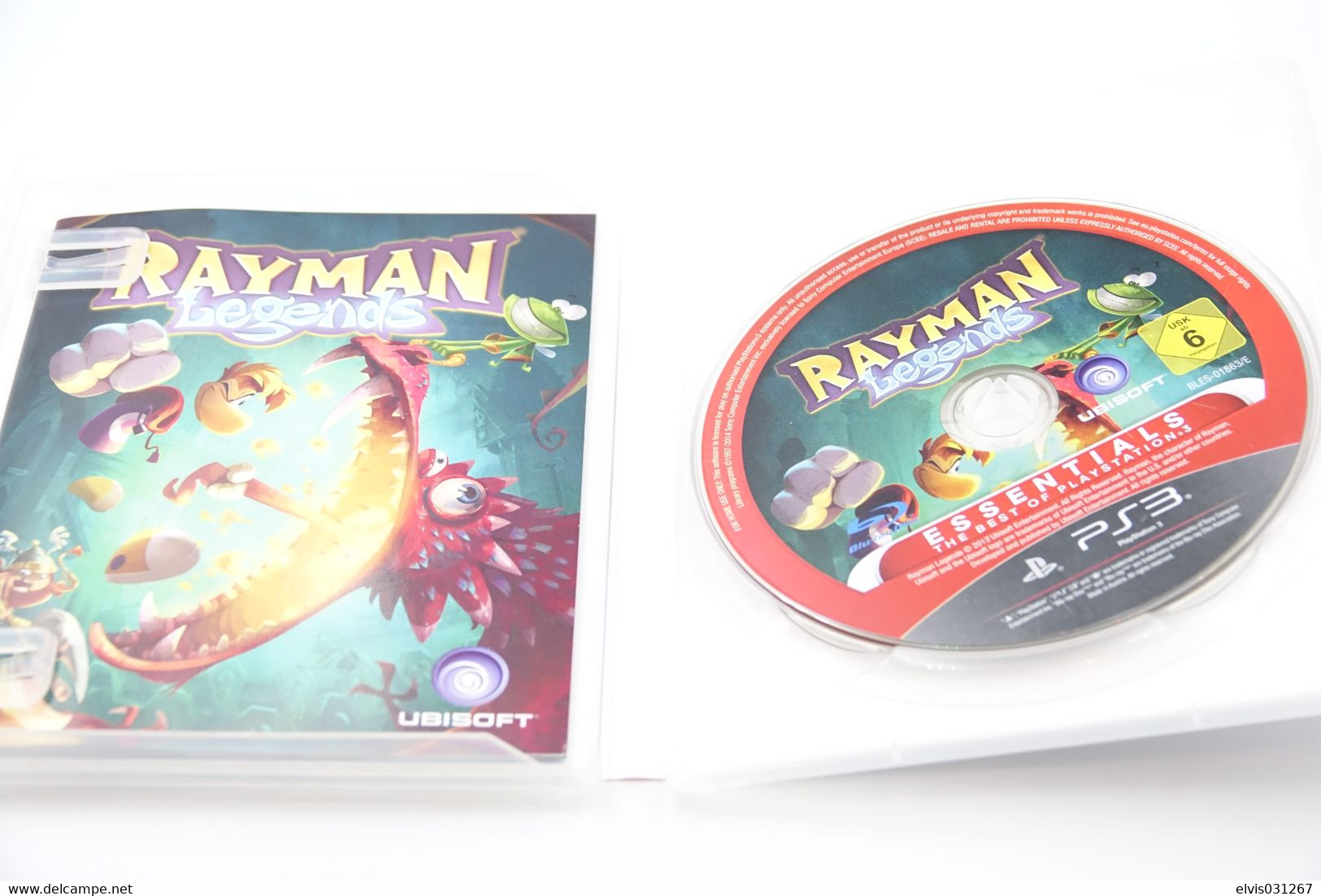 SONY PLAYSTATION THREE PS3 : RAYMAN LEGENDS ESSENTIALS - UBISOFT - PS3