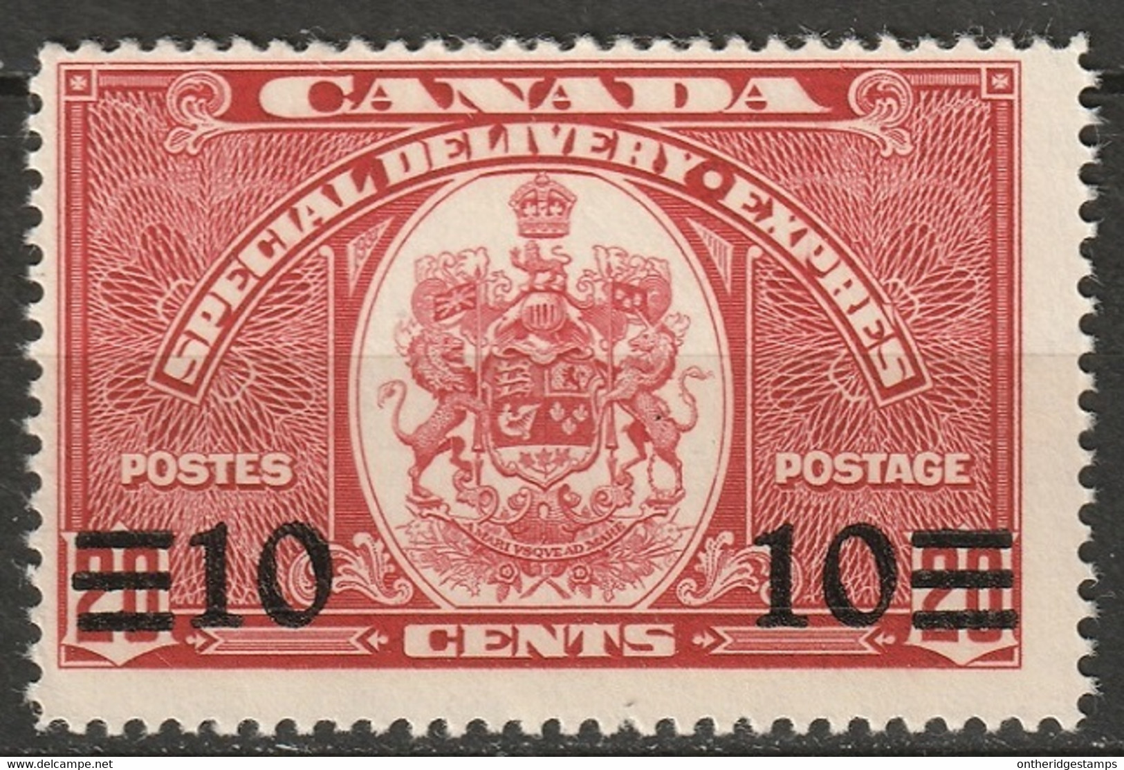 Canada 1939 Sc E9  Special Delivery MNH** Toned Gum - Exprès
