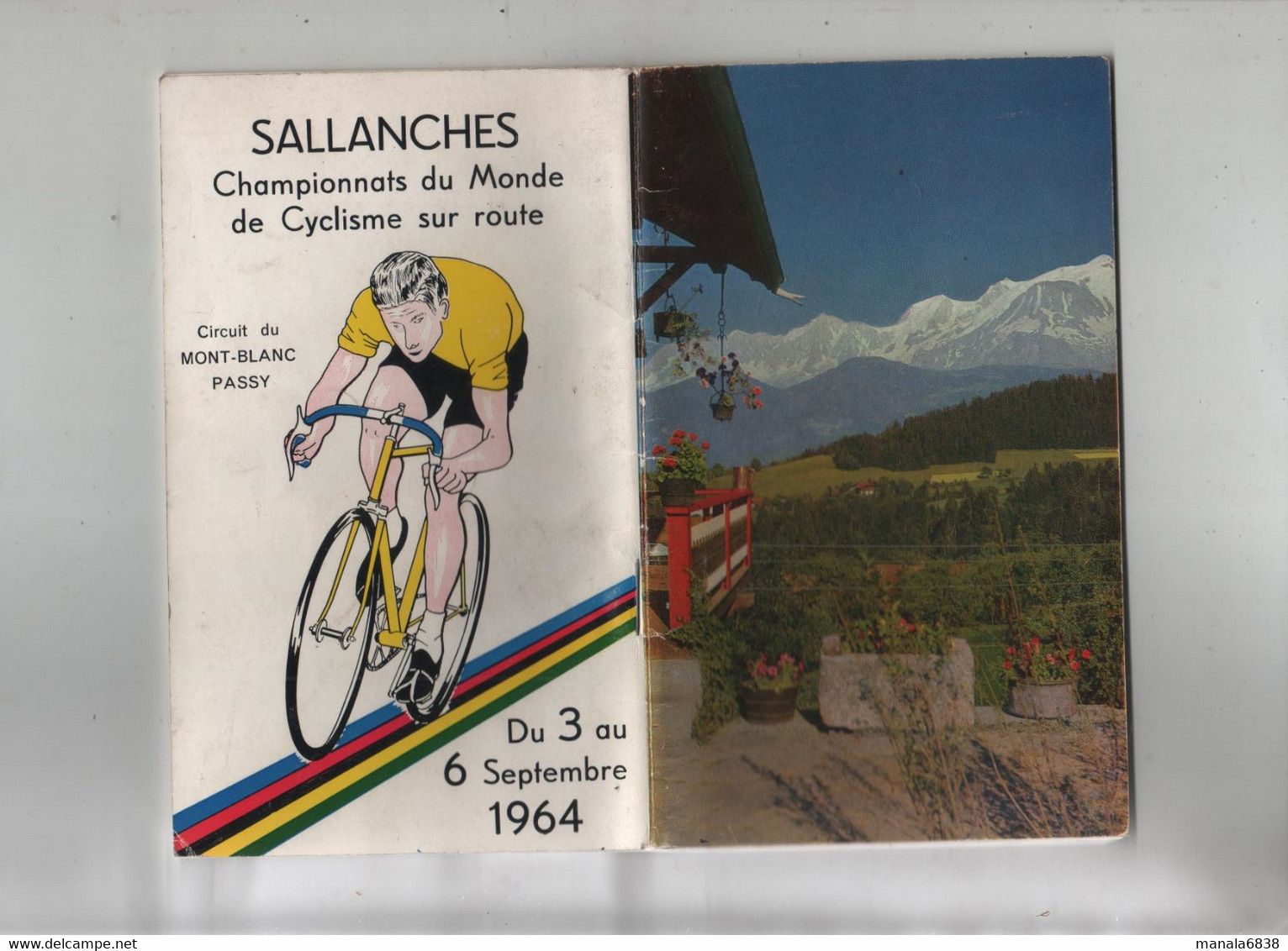 La Saison à Sallanches 1963 Mont Blanc Téléfériques Match Football Reims Lyon Championnats Monde Cyclisme Route - Rhône-Alpes