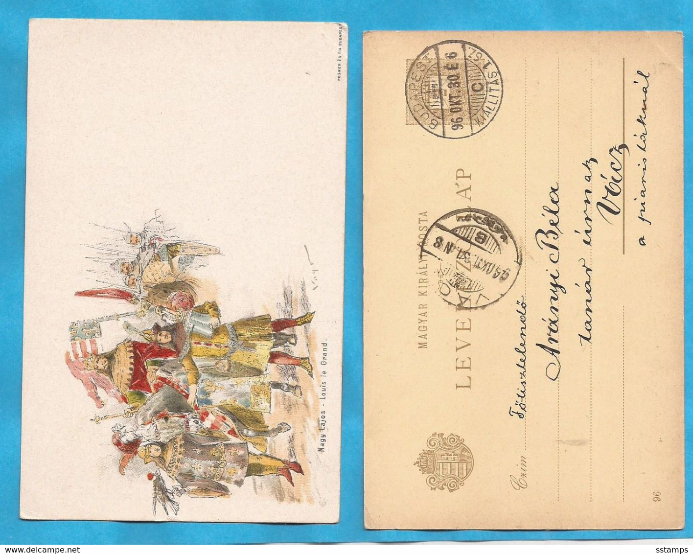 23-06 UNG  UNGARN UNGHERIA POSTKARTE  MILITARI  TRACHTEN  LUIS LE GRAND - Marcophilie