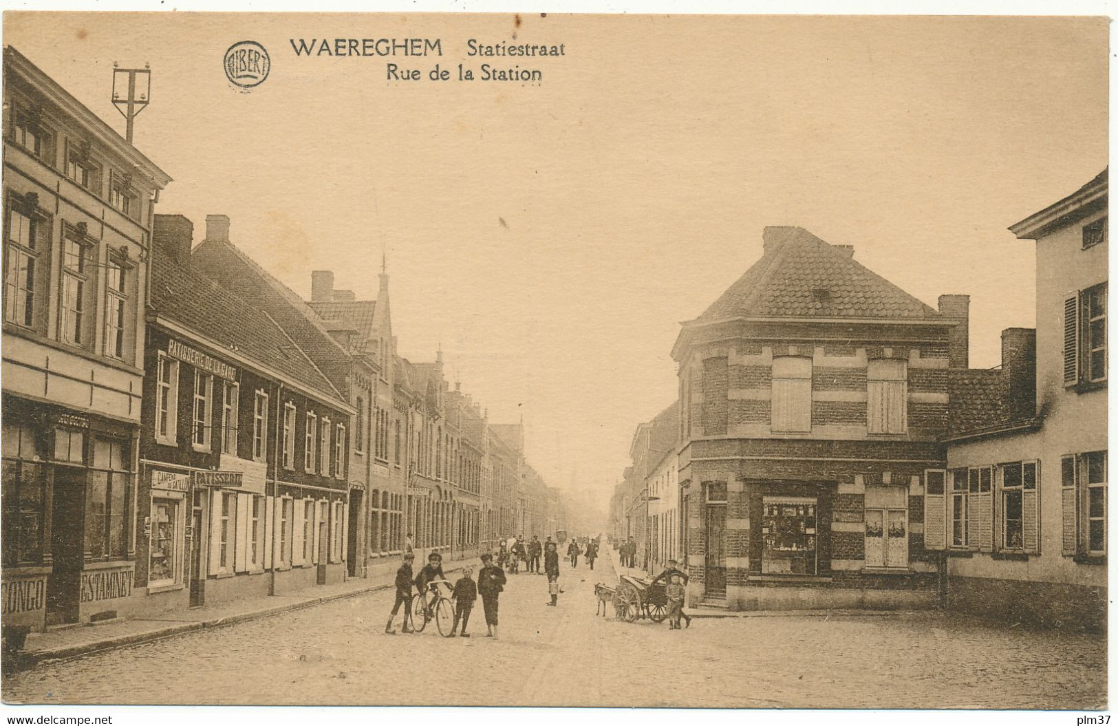 WAEREGHEM - Rue De La Station, Attelage De Chien - Waregem