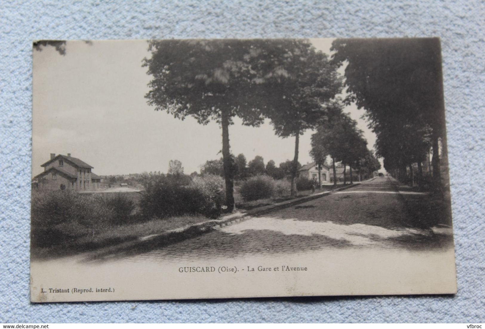 Guiscard, La Gare Et L'avenue, Oise 60 - Guiscard