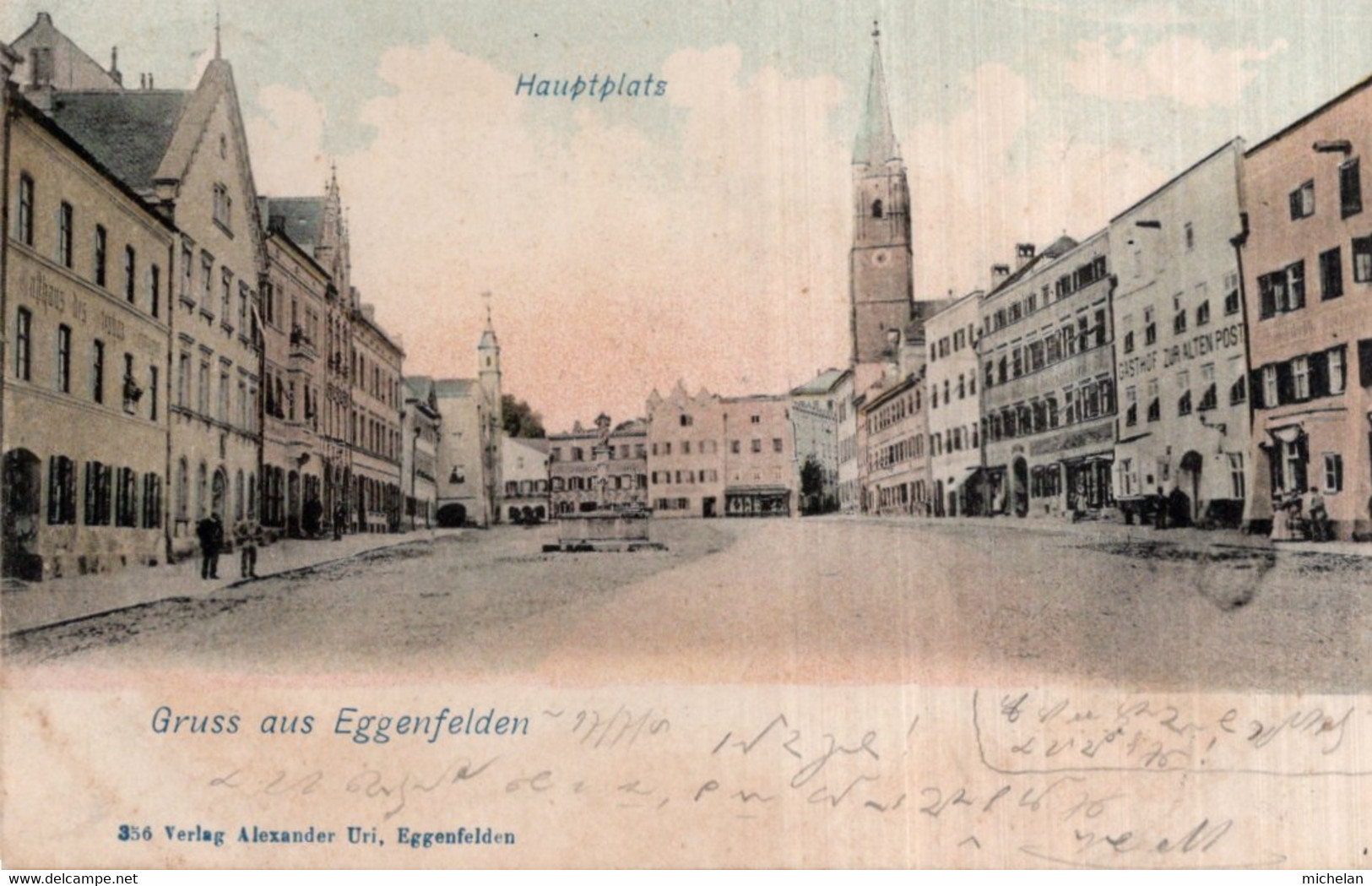 CPA   ALLEMAGNE----EGGENFELDEN---1901 - Eggenfelden