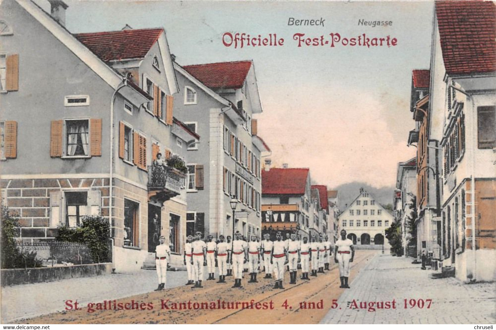 Berneck Kantonalturnfest  1907 - Berneck