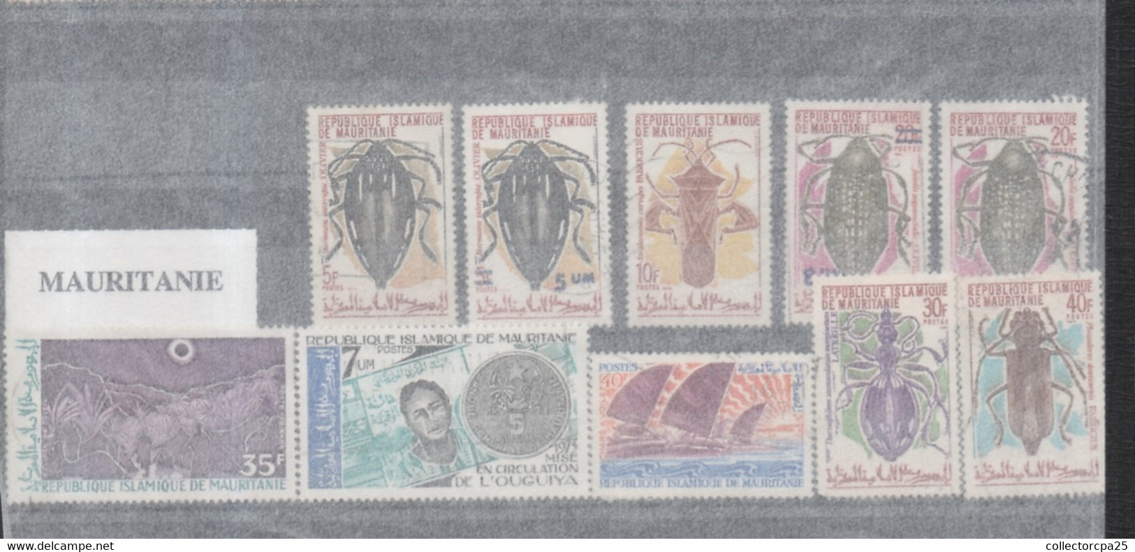 Lot 29 Timbres De Mauritanie - Voir Scan Timbres Tous Différents - Colonie Française - Sonstige & Ohne Zuordnung