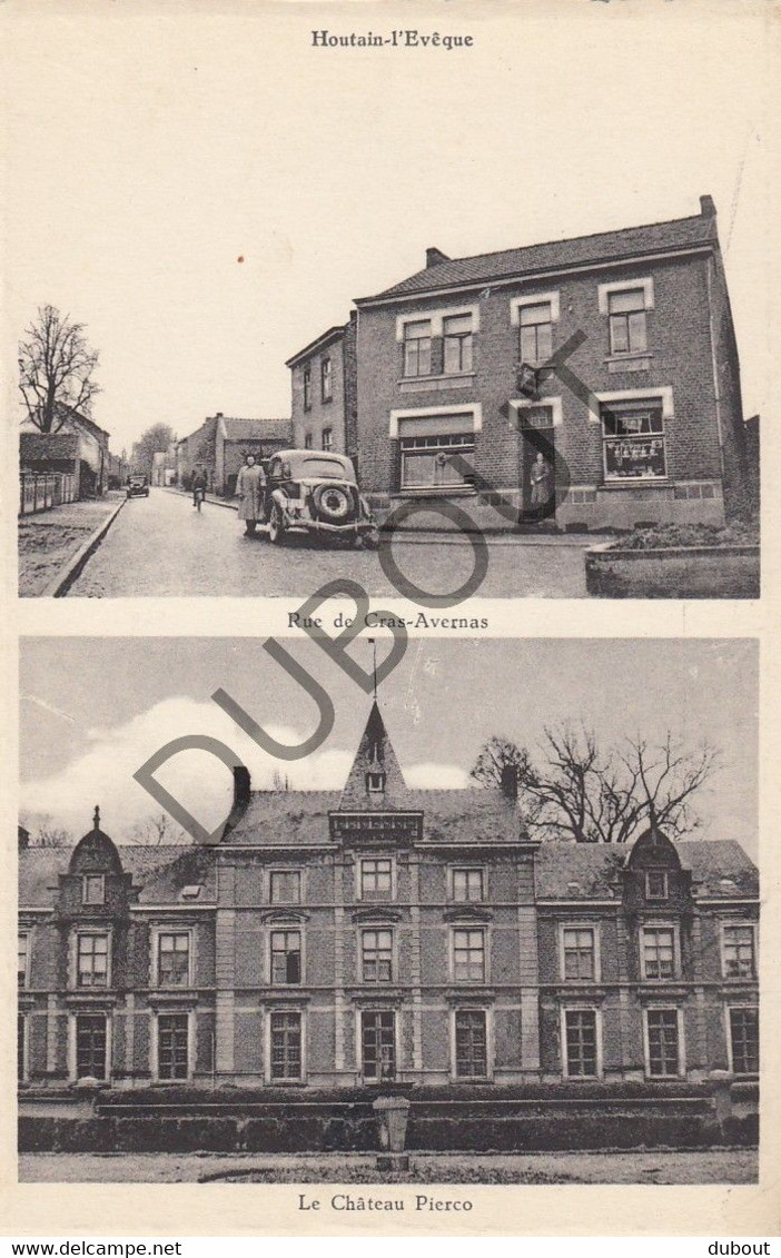 HOUTAIN L-EVEQUE - Postkaart-Carte Postale - Rue De Cras-Avernas - Le Château Pierco  (C758) - Landen