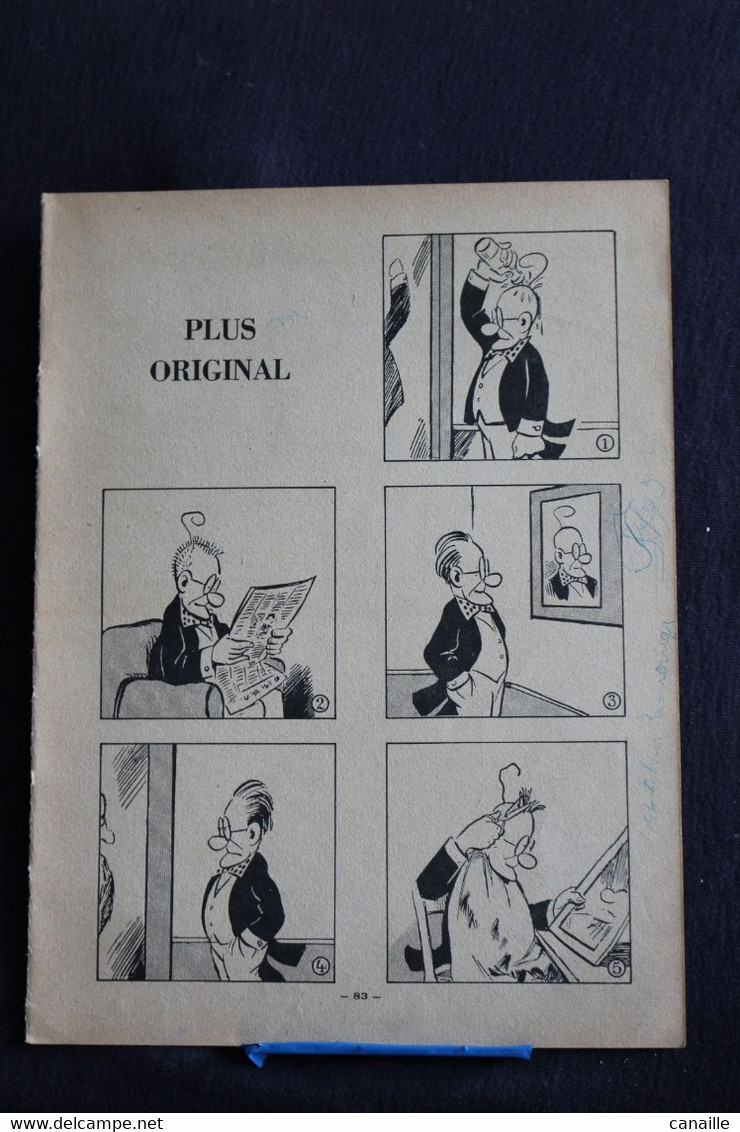 D-H-5 / Pour Connaître Les Nouvelles Oeuvres Du Professeur Nimbus " Imprimées Par Georges Lang-1937 Paris -Recto-Verso - Planches Et Dessins - Originaux