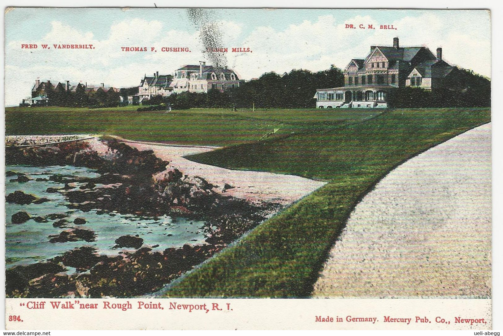 Rough Point, Newport, Used 1908 To Switzerland - Newport