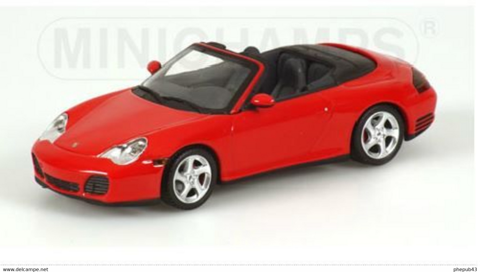 Porsche 911 4S Cabriolet - 2003 - Red - Minichamps - Minichamps