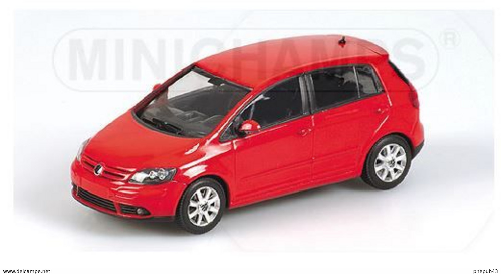 Volkswagen Golf Plus - 2004 - Red - Minichamps - Minichamps
