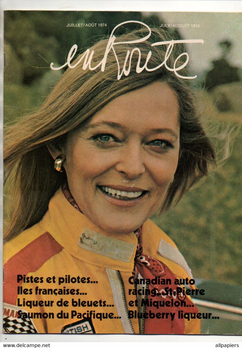 Enroute Air Canada Volume 2 N°7 Nos Avions - Saint-Pierre Et Miquelon - Nos Réseaux Aériens - Le Roi Du Pacifique 1974 - Inflight Magazines