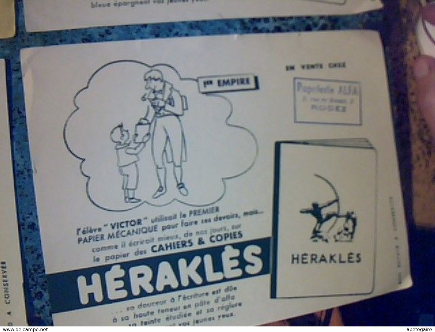4 Buvard Occasion Cahier Héraclès Thèmes Culture Rome, Égypte ,1er Empire ,&1  Standard Papeterie Halfa à Rodez - H