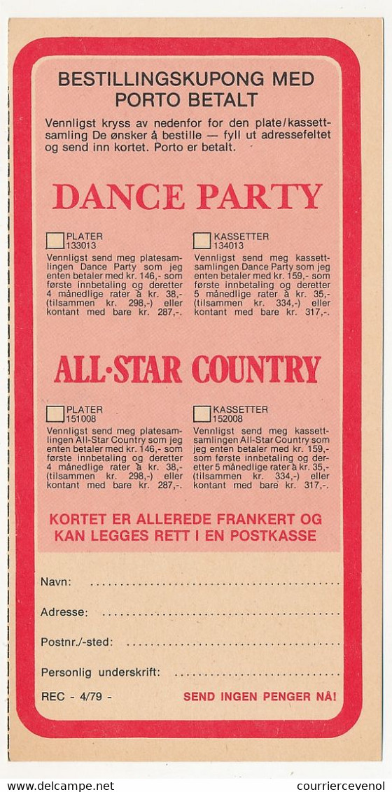 NORVEGE - Entier Publicitaire (Lettre) Oslo 1983 -  "Det Beste" - Voir Le Scan - Postwaardestukken