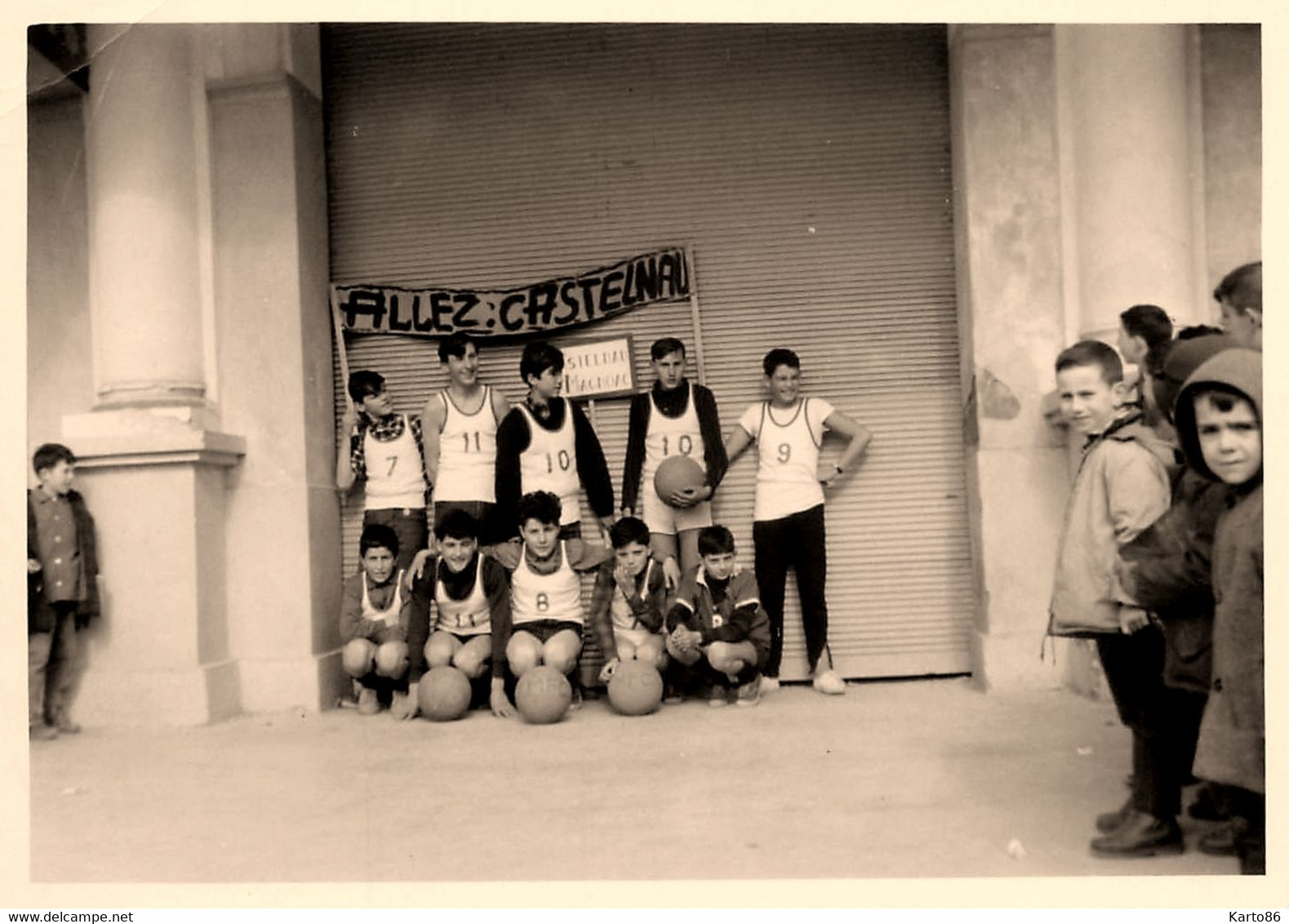 Castelnau Magnoac * équipe De Basketball Basket Ball MFC * Sport * Photo Ancienne - Castelnau Magnoac