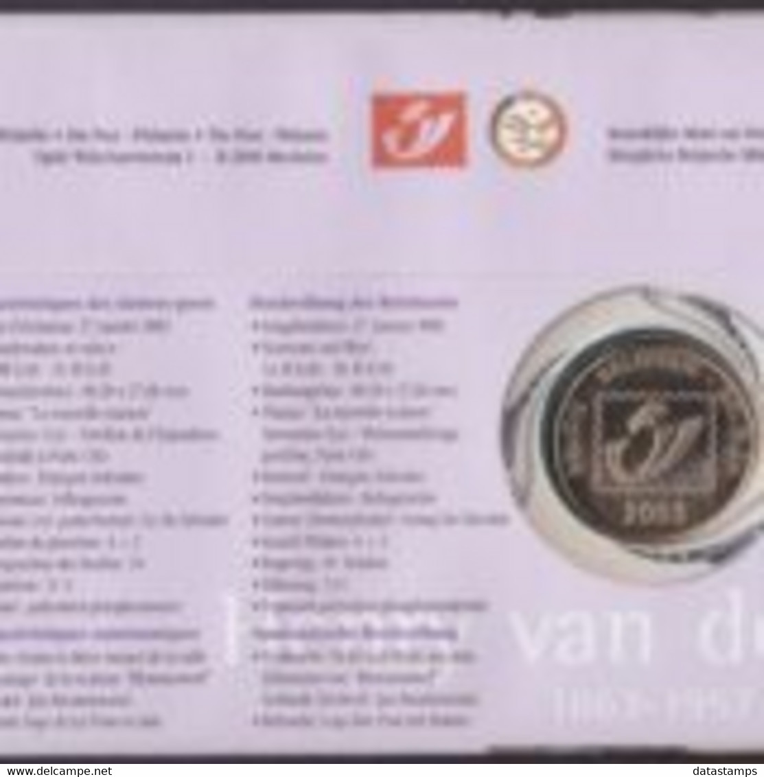 België 2003 - Mi:3195/3197, Yv:3139/3141, OBP:3146/3148, Nummisletter - O - Henry Van De Velde - Numisletters